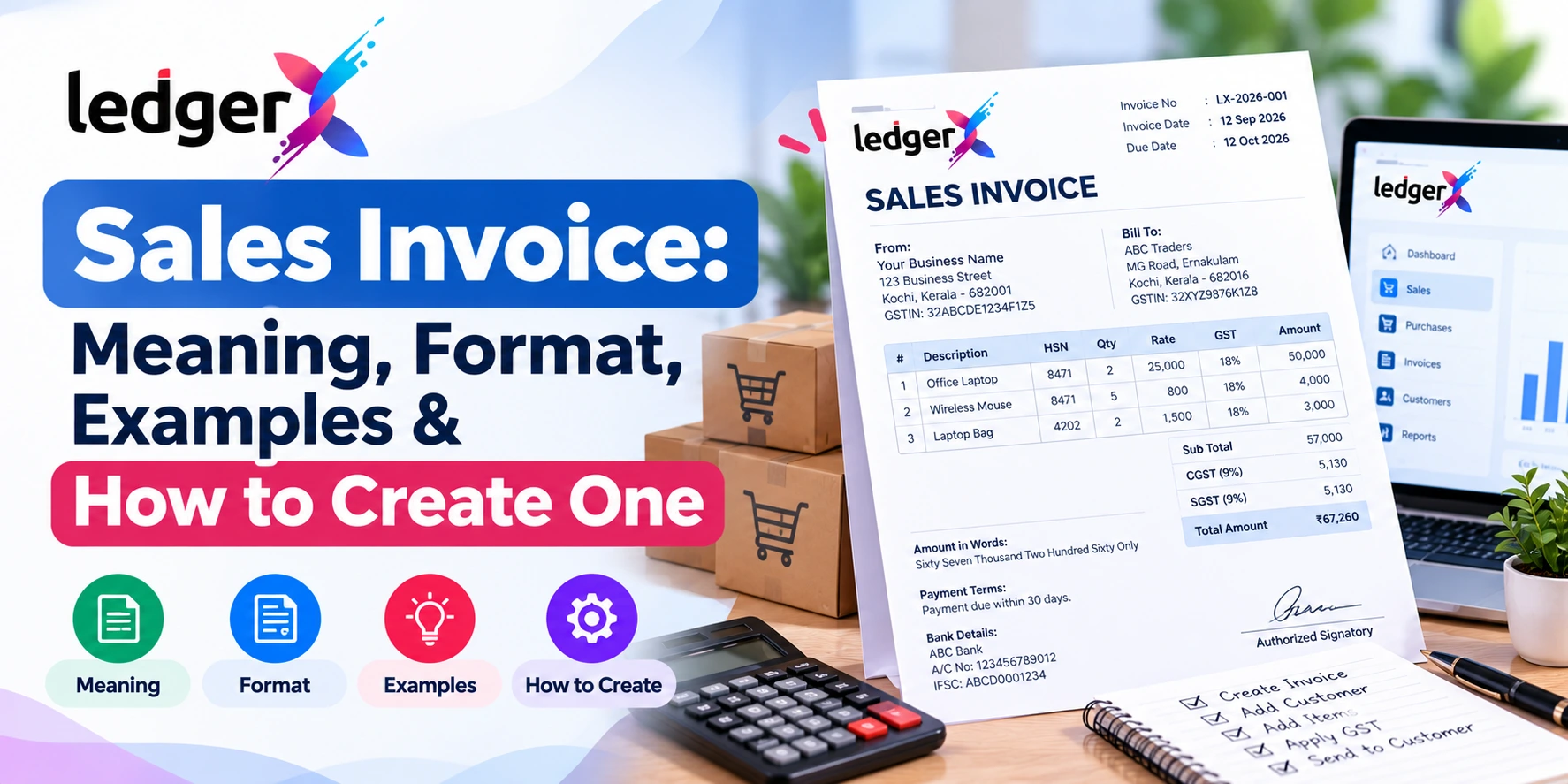 Sales Invoice: Meaning, Format, Examples & How to Create One